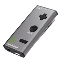 Lars&Ivan HA-1 hordozható mini fejhallgató erősítő Bass Boost hangzással Ezüst