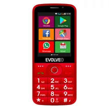 EVOLVEO EasyPhone AD (EP-900) Dual Sim piros