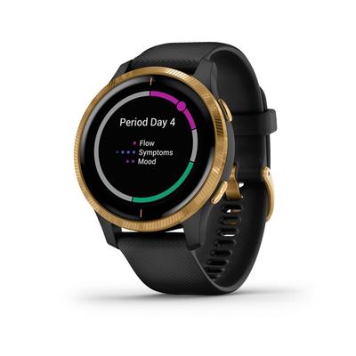 Garmin Venu arany színű csattal, fekete-arany