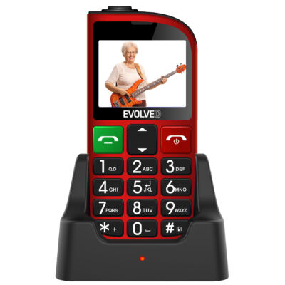 EVOLVEO EasyPhone FM (EP-800) Dual Sim piros
