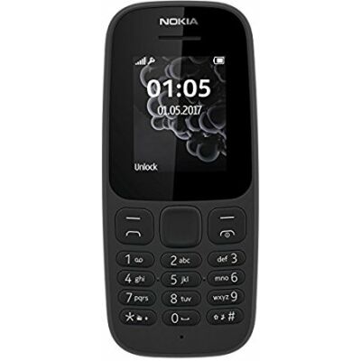 Nokia 105 (2017) Dual Sim fekete