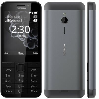 Nokia 230 Dual Sim sötétszürke