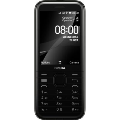 Nokia 8000 4G Dual Sim fekete