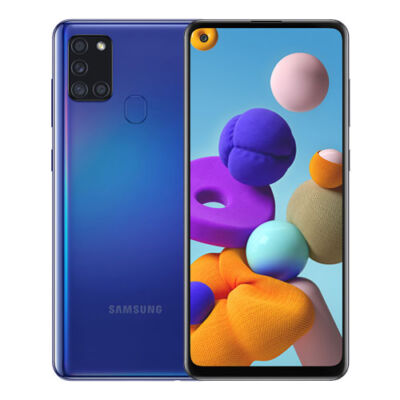 Samsung Galaxy A21s 64 GB Dual Sim kék